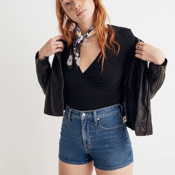 Madewell Tops - Madewell Wrap Thong Bodysuit